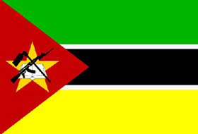 Nationalflagge Mozambique