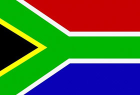 Nationalflagge Südafrika