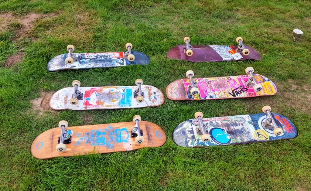 Skateboard Bergung am Straberger See